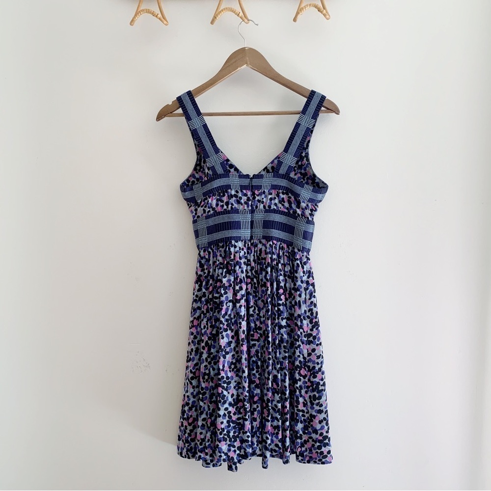 Plenty by Tracy Reese Polka Dot Silk Sleeveless Dress Sz 4 Summer Cocktails - Picture 3 of 6